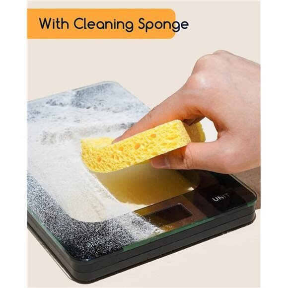 Kitchen Scale, Food Scale Digital Weight Grams, 15KG Large Range Kitchen Scale - Picture 2 of 7